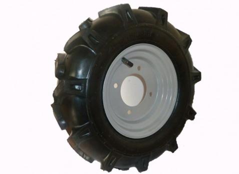 Колесо+резина МБ 10" 4.00-10  4 отв. нов.
